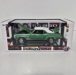 CHASE M2 Machine Green 1969 Chevrolet Camaro SS 350 Die-Cast with White Roof